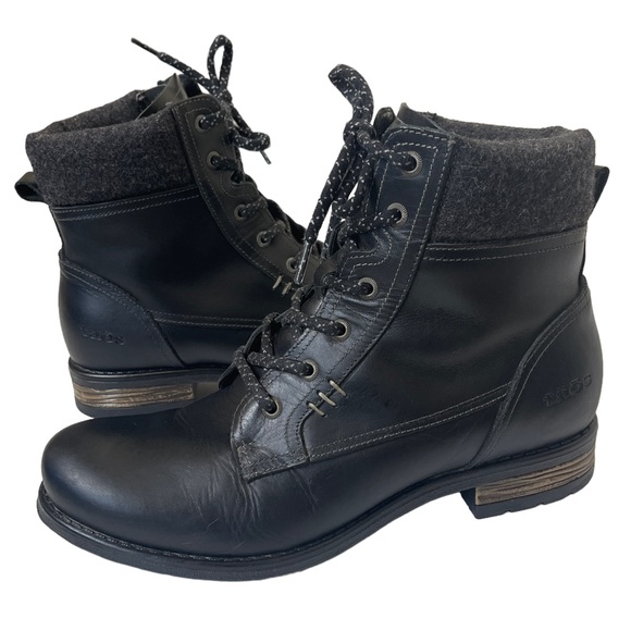 Taos Footwear Shoes - Taos CutieWomen’s Black Leather Hiking Gorpcore Size 8.5